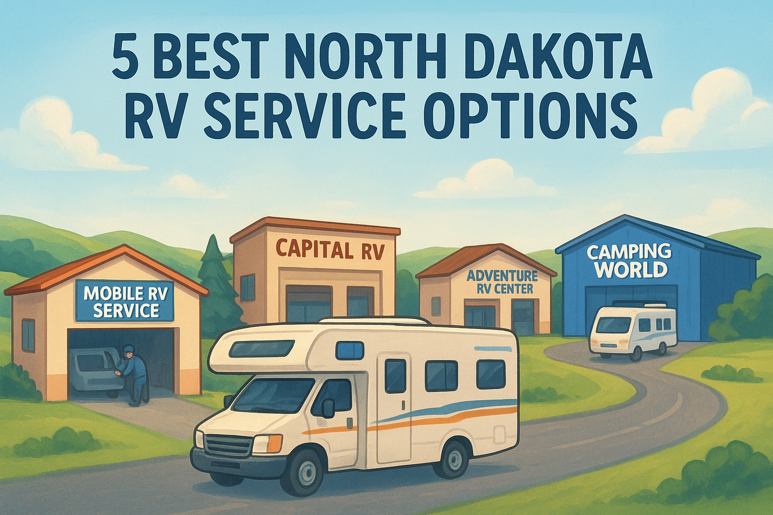 5 Best North Dakota RV Service Options: Mobile & Shops In ND