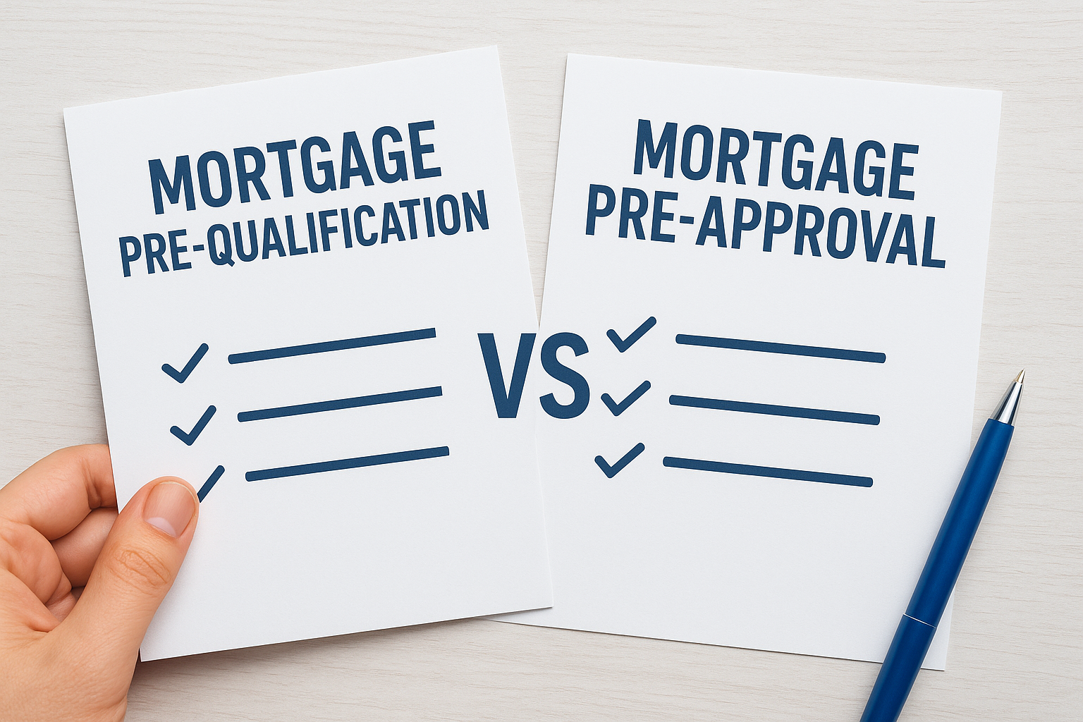 Mortgage Pre Approval vs Pre Qualification: Key Differences