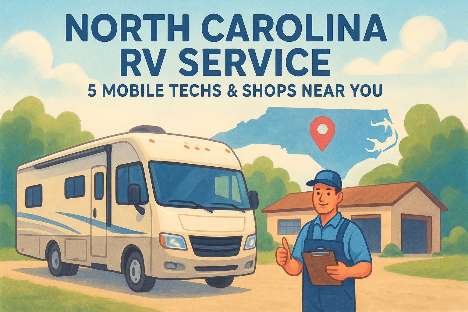 North Carolina RV Service: 5 Mobile Techs & Shops Near You