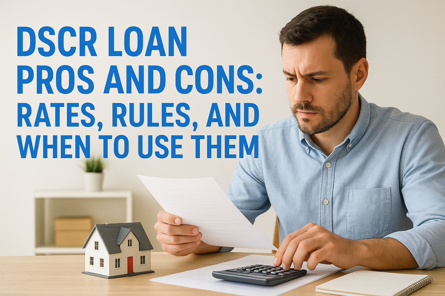 DSCR Loan Pros And Cons: Rates, Rules, And When To Use Them