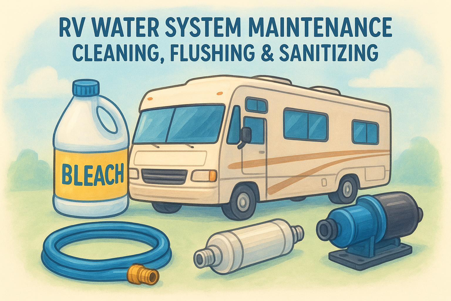RV Water System Maintenance: Cleaning, Flushing & Sanitizing