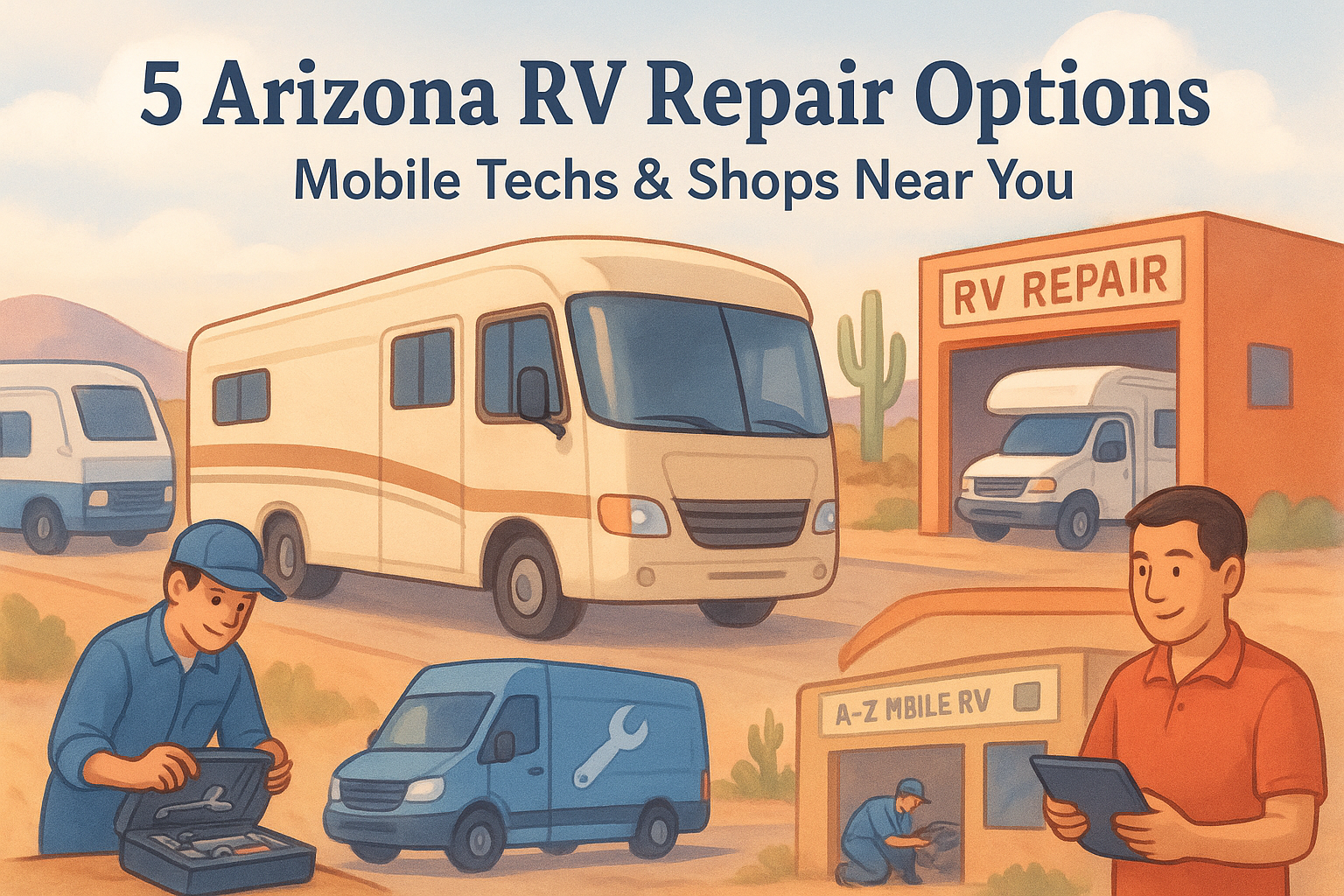 5 Arizona RV Repair Options: Mobile Techs & Shops Near You