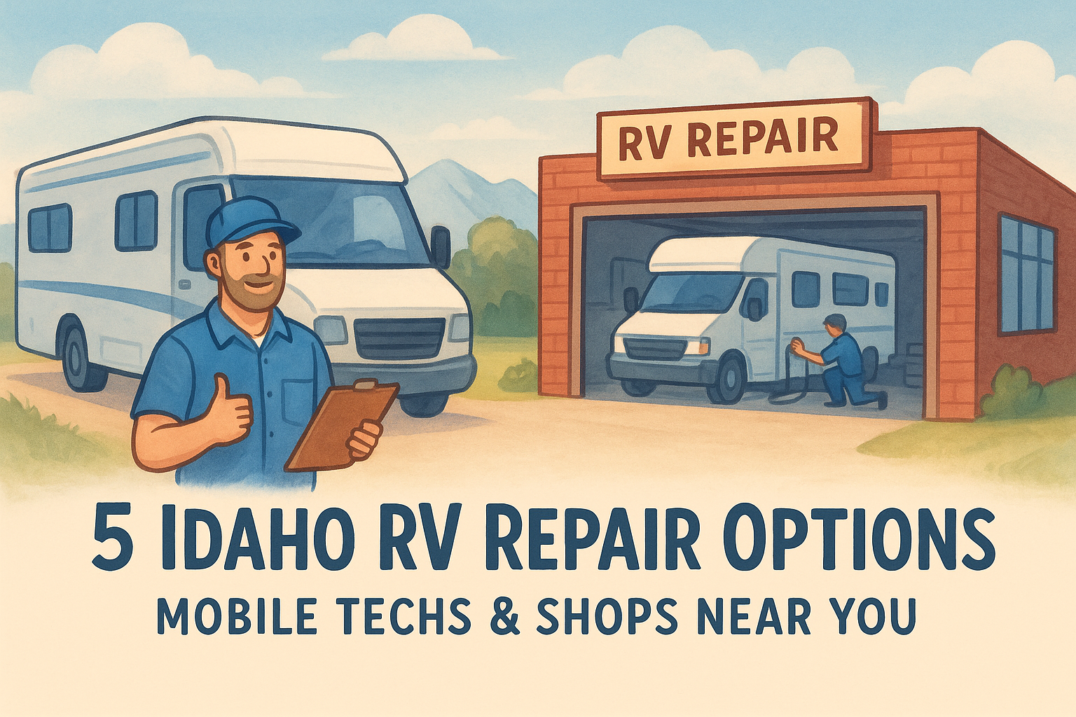 5 Idaho RV Repair Options: Mobile Techs & Shops Near You