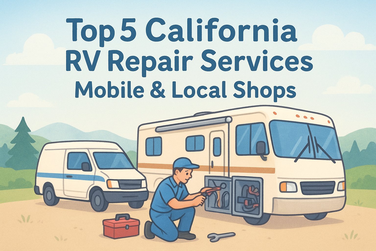 Top 5 California RV Repair Services: Mobile & Local Shops