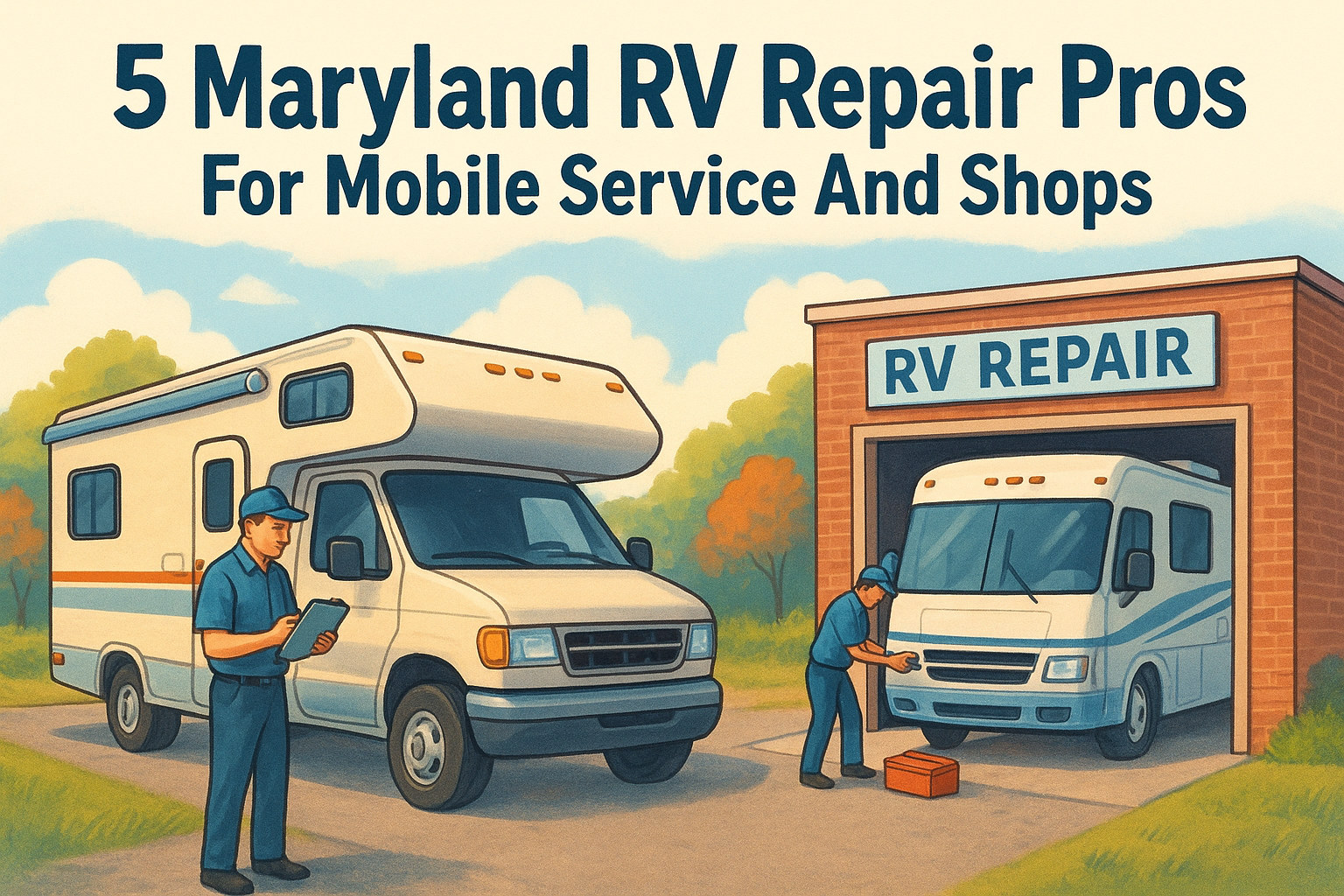 5 Maryland RV Repair Pros For Mobile Service And Shops