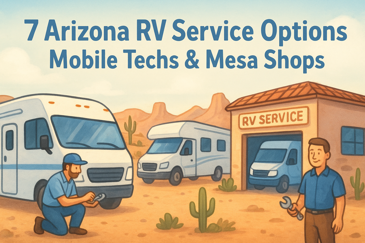 7 Arizona RV Service Options: Mobile Techs & Mesa Shops