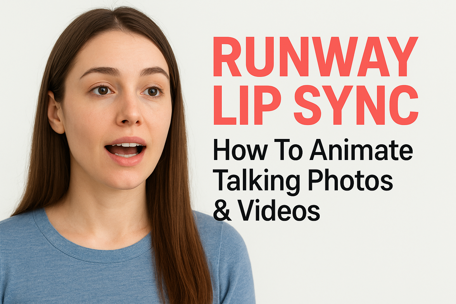Runway Lip Sync: How To Animate Talking Photos & Videos