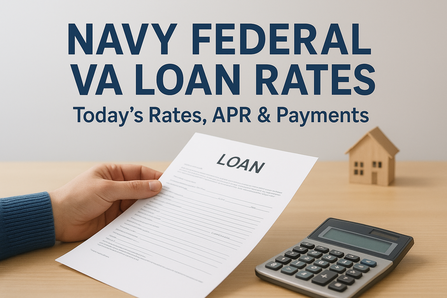 Navy Federal VA Loan Rates: Today’s Rates, APR & Payments