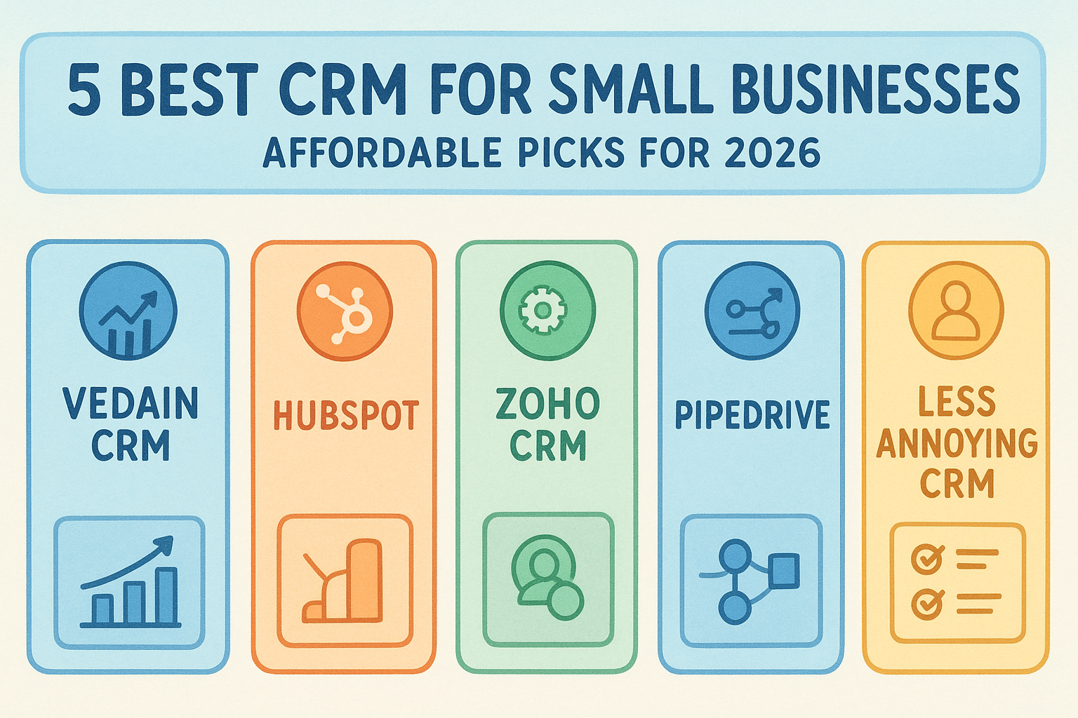 5 Best CRM for Small Business: Affordable Picks for 2026