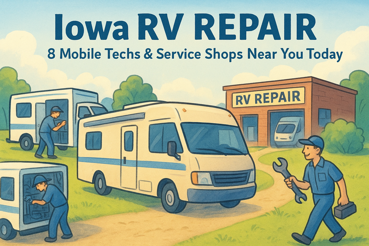 Iowa RV Repair: 8 Mobile Techs & Service Shops Near You Today