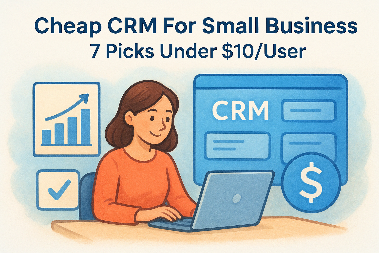 Cheap CRM For Small Business: 7 Picks Under $10/User