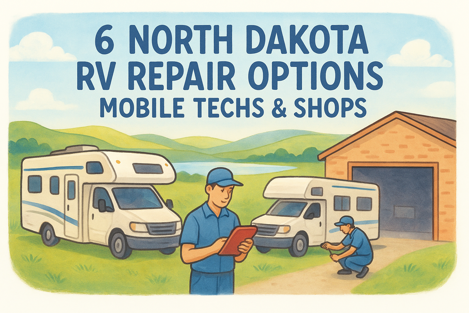 6 North Dakota RV Repair Options: Mobile Techs & Shops