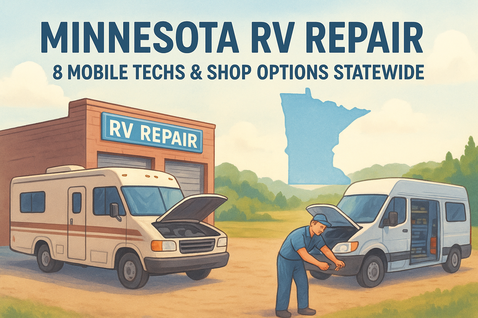 Minnesota RV Repair: 8 Mobile Techs & Shop Options Statewide