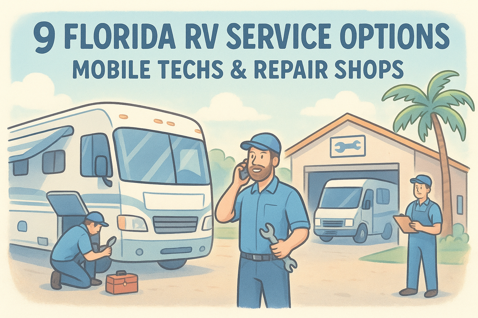 9 Florida RV Service Options: Mobile Techs & Repair Shops