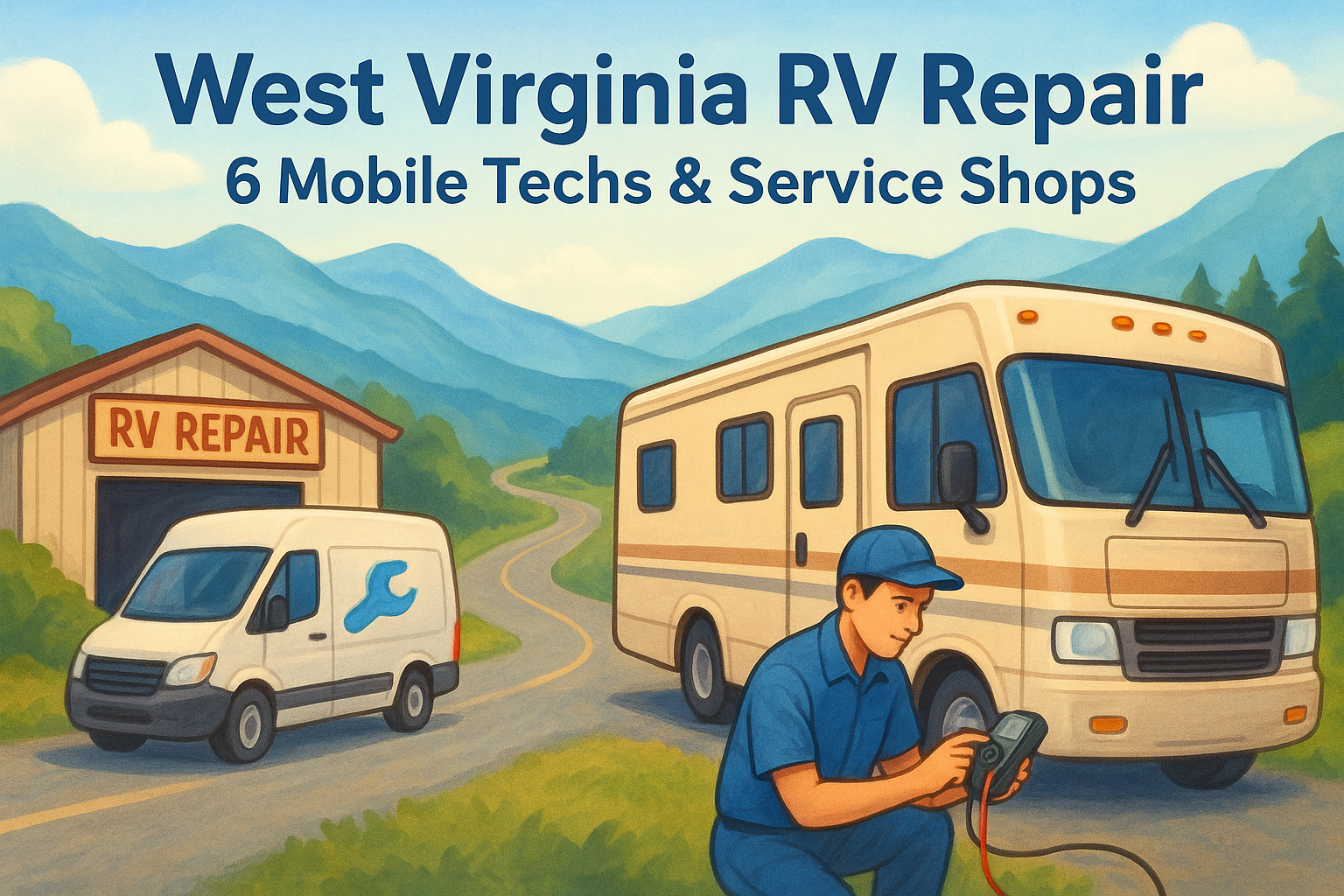 West Virginia RV Repair: 6 Mobile Techs & Service Shops