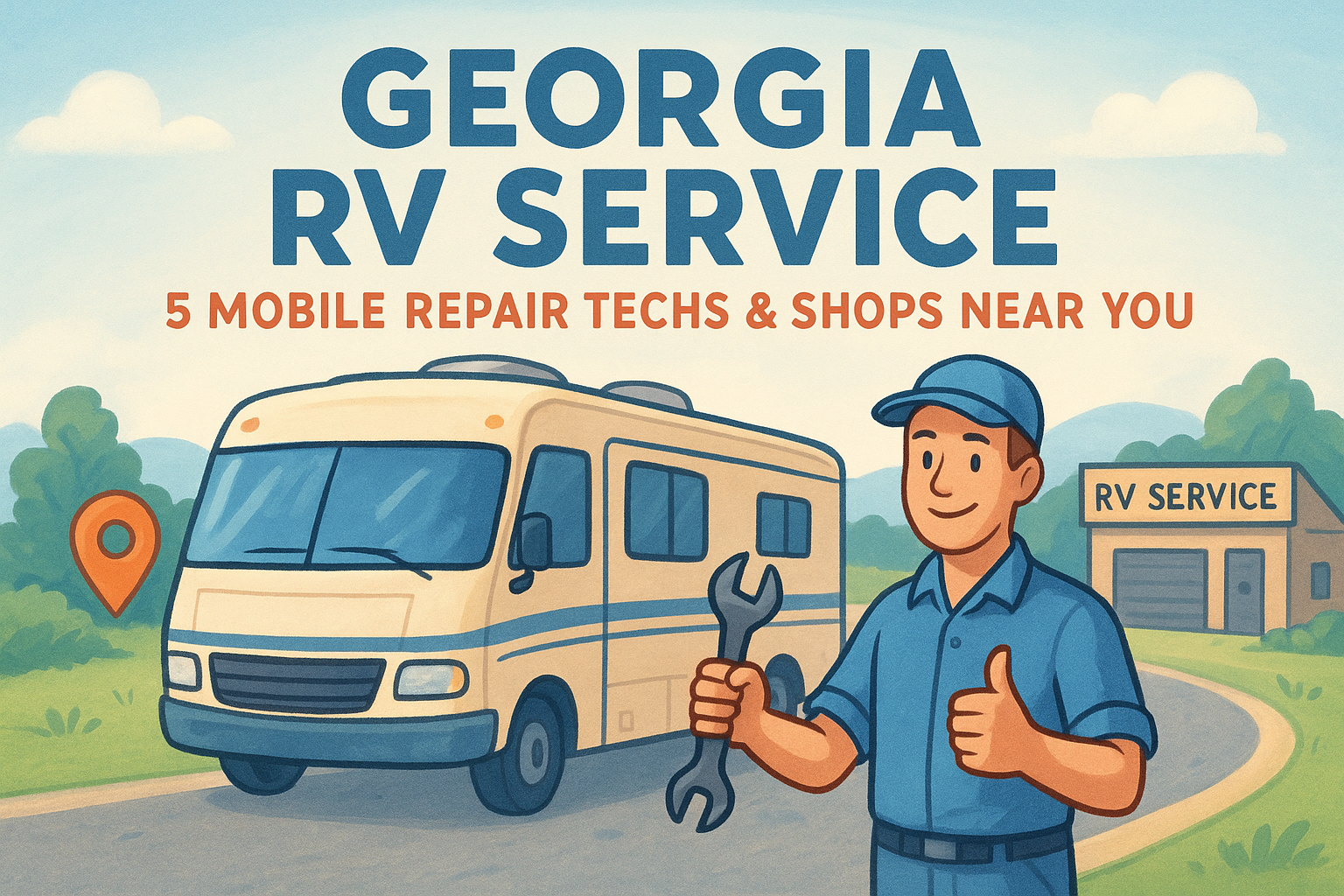 Georgia RV Service: 5 Mobile Repair Techs & Shops Near You