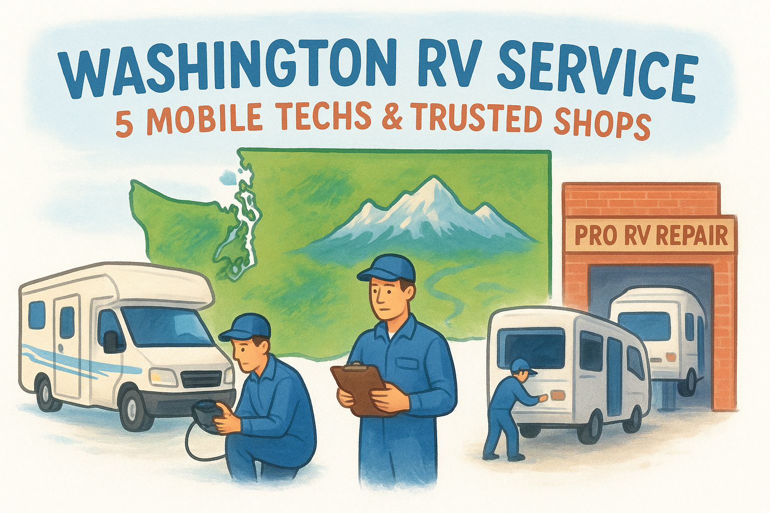 Washington RV Service: 5 Mobile Techs & Trusted Shops