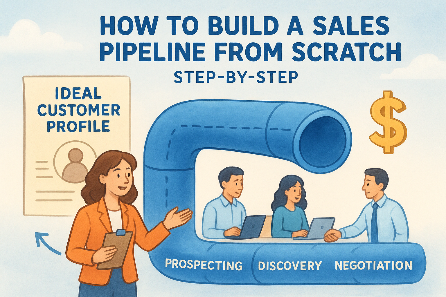 How To Build A Sales Pipeline From Scratch (Step-By-Step)