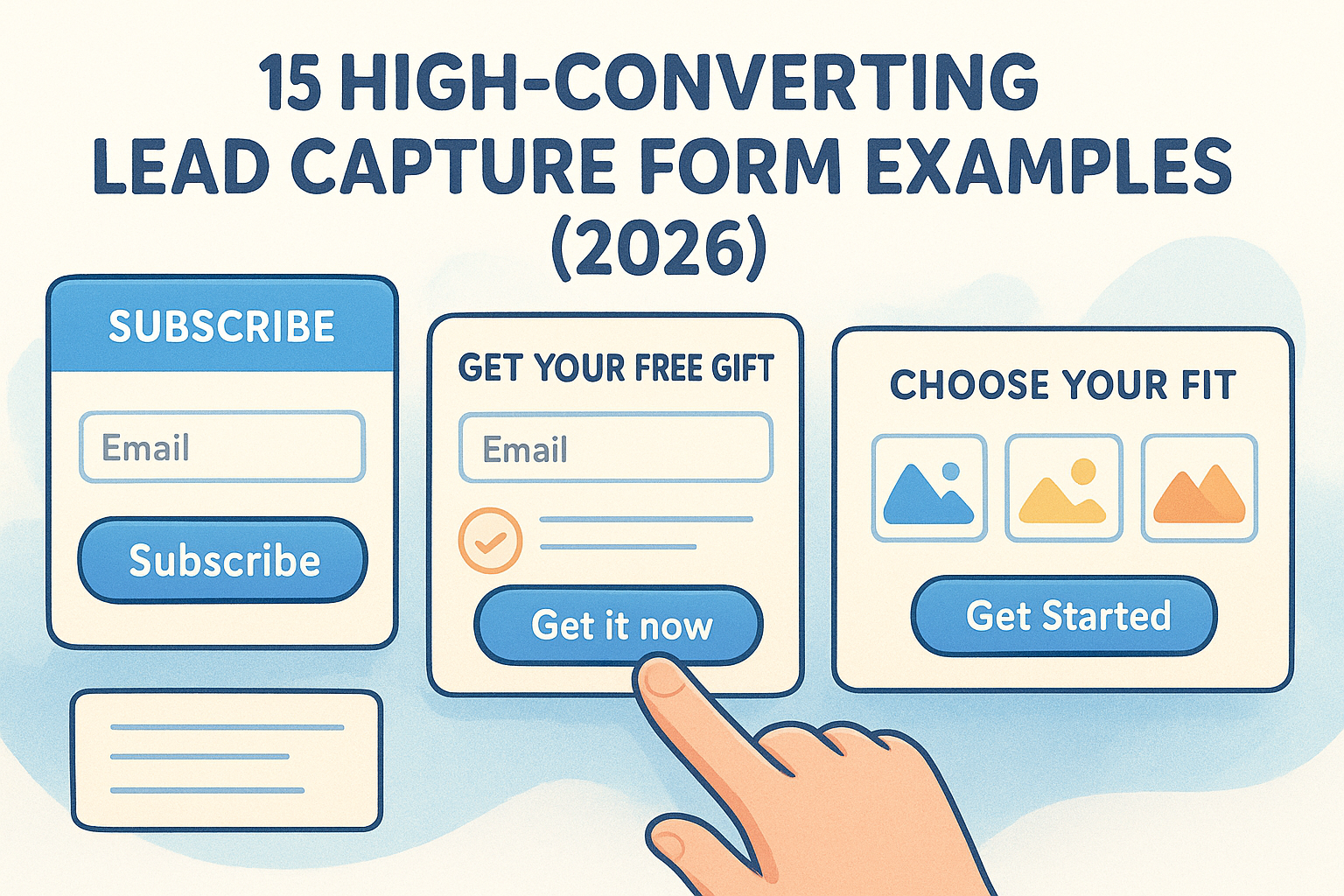15 High-Converting Lead Capture Form Examples (2026)