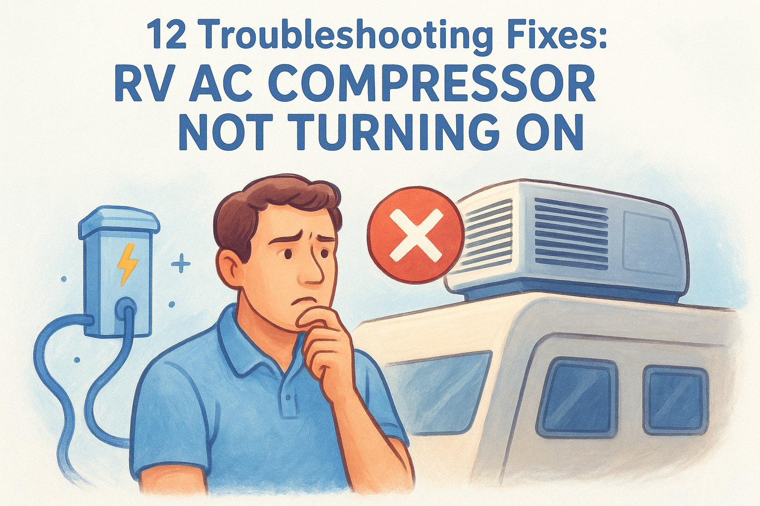 12 Troubleshooting Fixes: RV AC Compressor Not Turning On