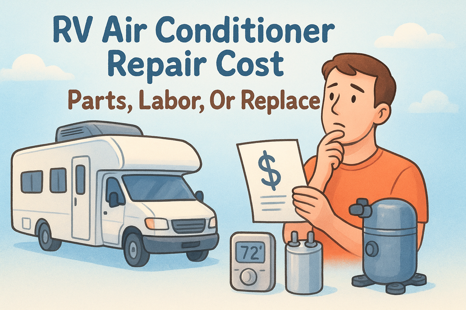 RV Air Conditioner Repair Cost: Parts, Labor, Or Replace